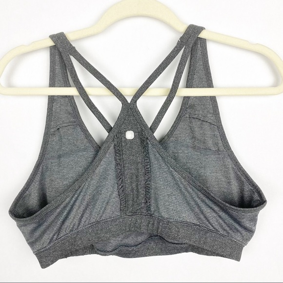 Soybu Active Uplift Ruffle Gray Ruffle Sports Bra - Picture 7 of 7